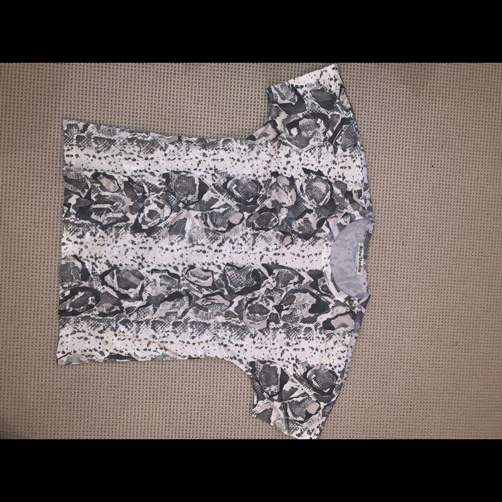 Acne Studios Tshirt Snakeskin